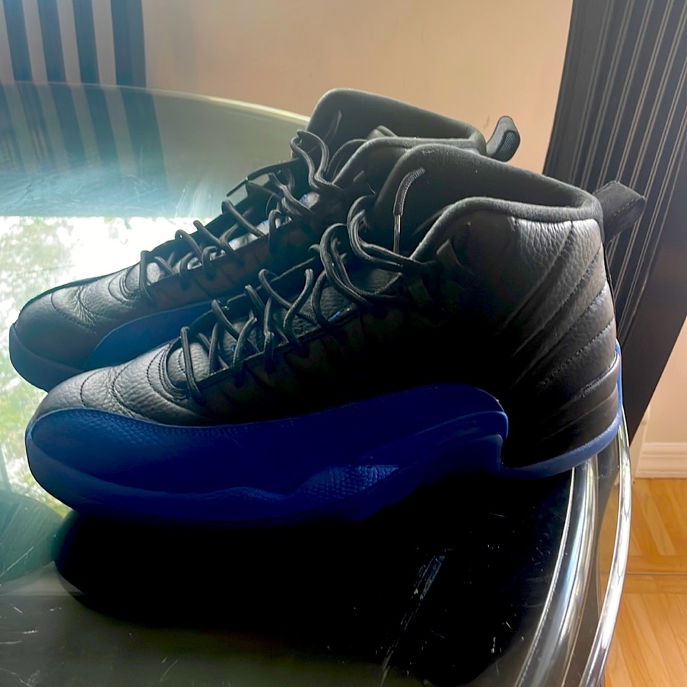 Air Jordan 12 Retro GS Game Royal Size 10.5 Black Blue 153265-014